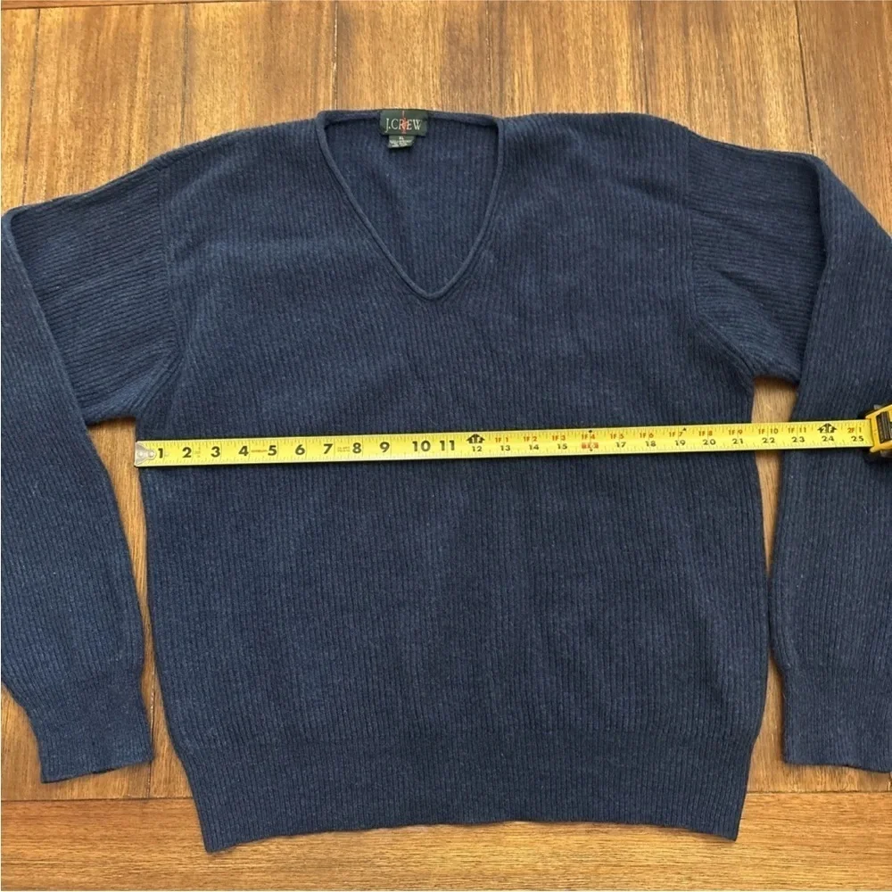 Vintage J Crew Lambswool Sweater Blue Size XL